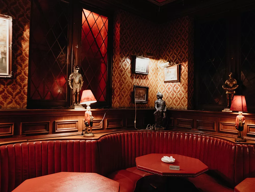 Image of a moody restaurant